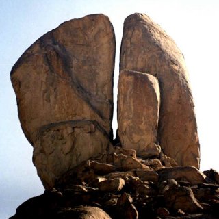 Split Rock at Horeb